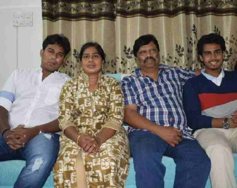 Pasanga Kishore  parents