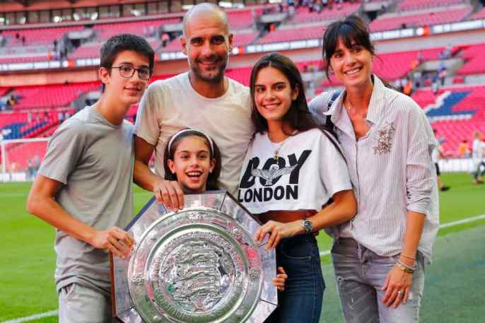Pep Guardiola Wife and Children