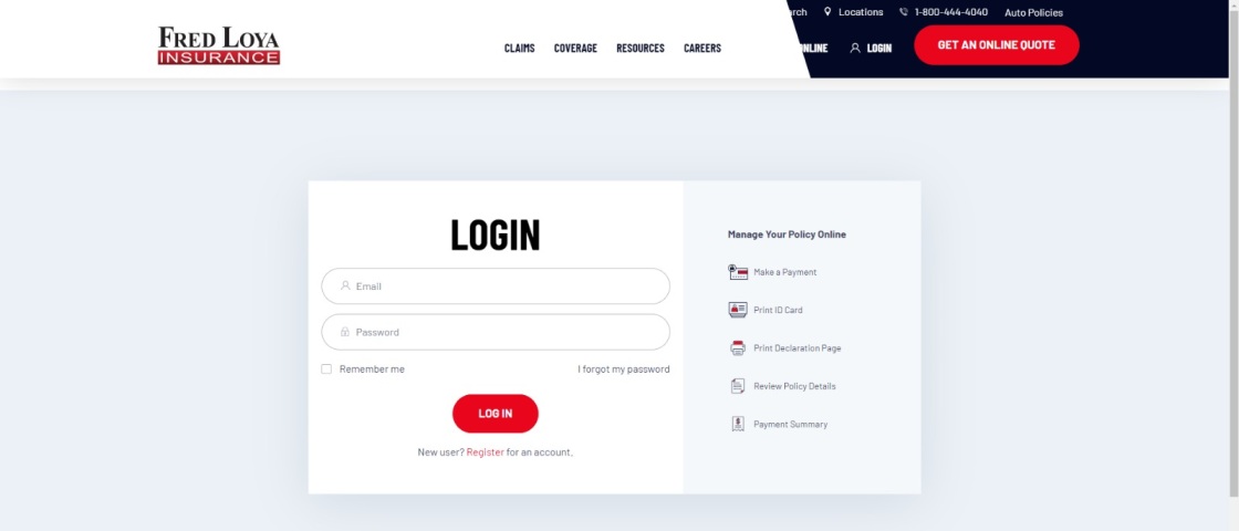 Fred Loya Insurance Login and Quote