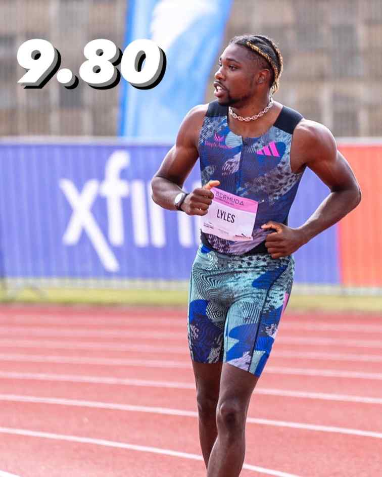 Noah Lyles physical appearence