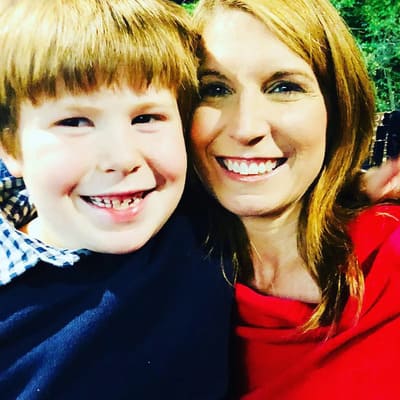 Nicole Wallace with his son